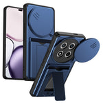 Phone Case for Honor X60 Pro 5G / X9c 5G / Magic7 Lite 5G Slide Camera Cover Kickstand PC + TPU Shell with Card Holder