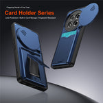 Phone Case for Honor X60 Pro 5G / X9c 5G / Magic7 Lite 5G Slide Camera Cover Kickstand PC + TPU Shell with Card Holder