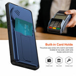 Phone Case for Honor X60 Pro 5G / X9c 5G / Magic7 Lite 5G Slide Camera Cover Kickstand PC + TPU Shell with Card Holder