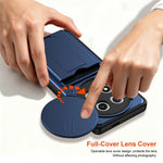 Phone Case for Honor X60 Pro 5G / X9c 5G / Magic7 Lite 5G Slide Camera Cover Kickstand PC + TPU Shell with Card Holder