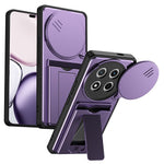 Phone Case for Honor X60 Pro 5G / X9c 5G / Magic7 Lite 5G Slide Camera Cover Kickstand PC + TPU Shell with Card Holder