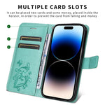 For Xiaomi 17T Wallet Case Floral Butterfly Imprinted Leather Phone Cover Stand