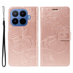 For Xiaomi 17T Wallet Case Floral Butterfly Imprinted Leather Phone Cover Stand