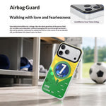 BENKS D3 for iPhone 17 Pro Max Magnetic Case Football Theme TPU Shockproof Phone Cover