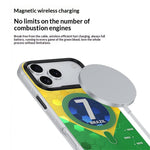 BENKS D3 for iPhone 17 Pro Max Magnetic Case Football Theme TPU Shockproof Phone Cover