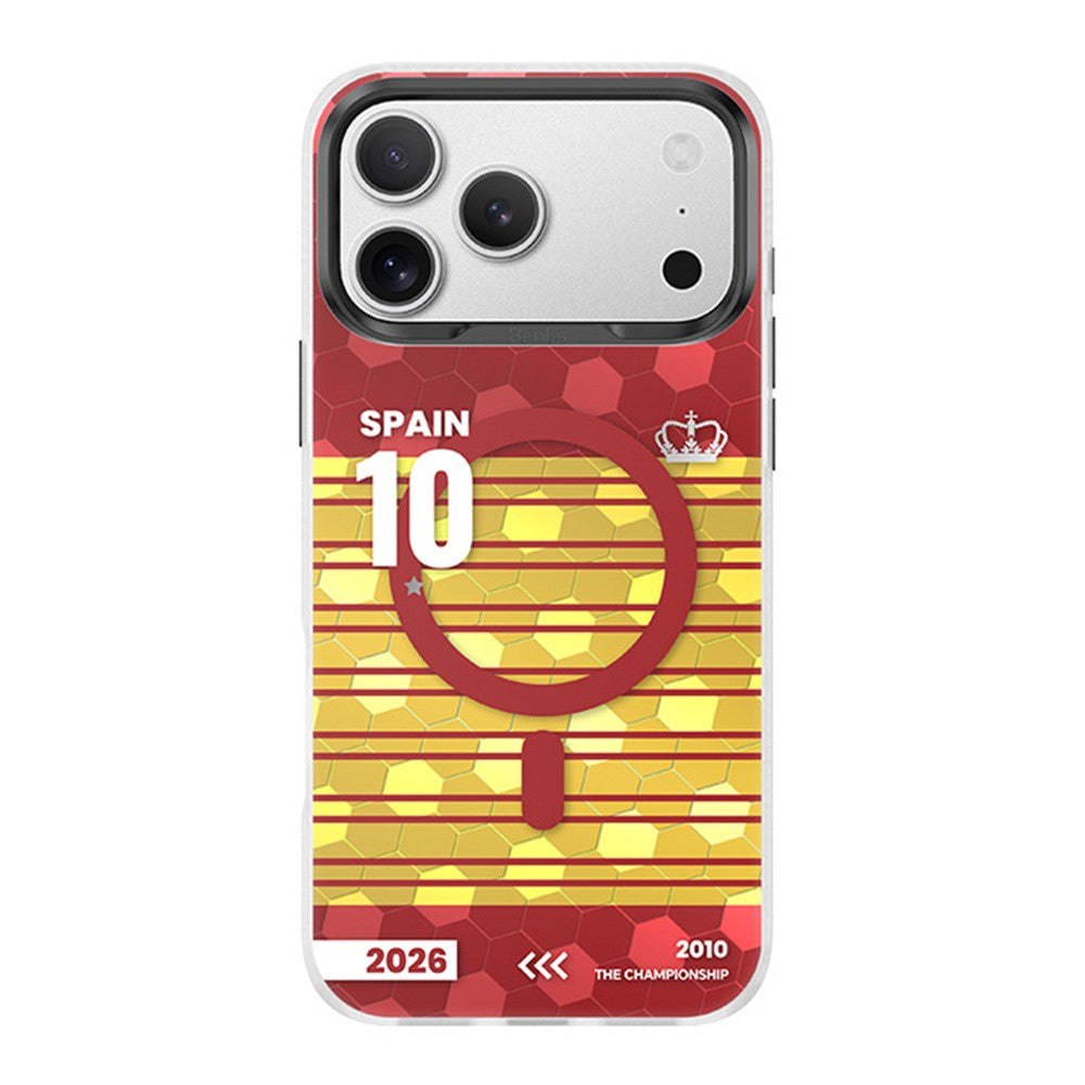 BENKS D3 for iPhone 17 Pro Max Magnetic Case Football Theme TPU Shockproof Phone Cover
