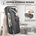 For Xiaomi 17T Pro Magnetic Case RFID Blocking Detachable Wallet Stand Cloth Texture Leather Phone Cover