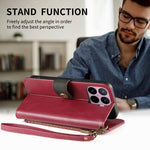 For Xiaomi 17T Pro Case Color Splicing TPU PU Leather Flip Shockproof Phone Cover with Wrist Strap