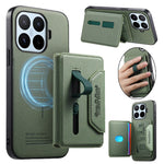 For Xiaomi 17T Magnetic Case PU Leather + PC + TPU Anti-Scratch Back Cover with Detachable Card Holder