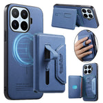 For Xiaomi 17T Magnetic Case PU Leather + PC + TPU Anti-Scratch Back Cover with Detachable Card Holder