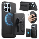 For Xiaomi 17T Pro Magnetic Case PU Leather + PC + TPU Anti-Scratch Back Cover with Detachable Card Holder
