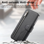 For Xiaomi 17T Magnetic Case RFID Blocking Detachable Wallet Stand Cloth Texture Leather Phone Cover