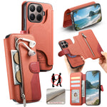For Xiaomi 17T Magnetic Case RFID Blocking Detachable Wallet Stand Cloth Texture Leather Phone Cover
