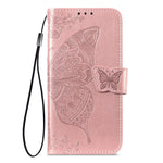 For Xiaomi 17T Pro Case with Strap Butterfly Pattern PU Leather Wallet Phone Cover