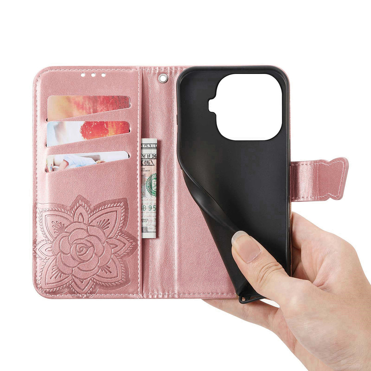 For Xiaomi 17T Pro Case with Strap Butterfly Pattern PU Leather Wallet Phone Cover