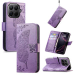 For Xiaomi 17T Pro Case with Strap Butterfly Pattern PU Leather Wallet Phone Cover
