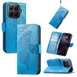 For Xiaomi 17T Pro Case with Strap Butterfly Pattern PU Leather Wallet Phone Cover