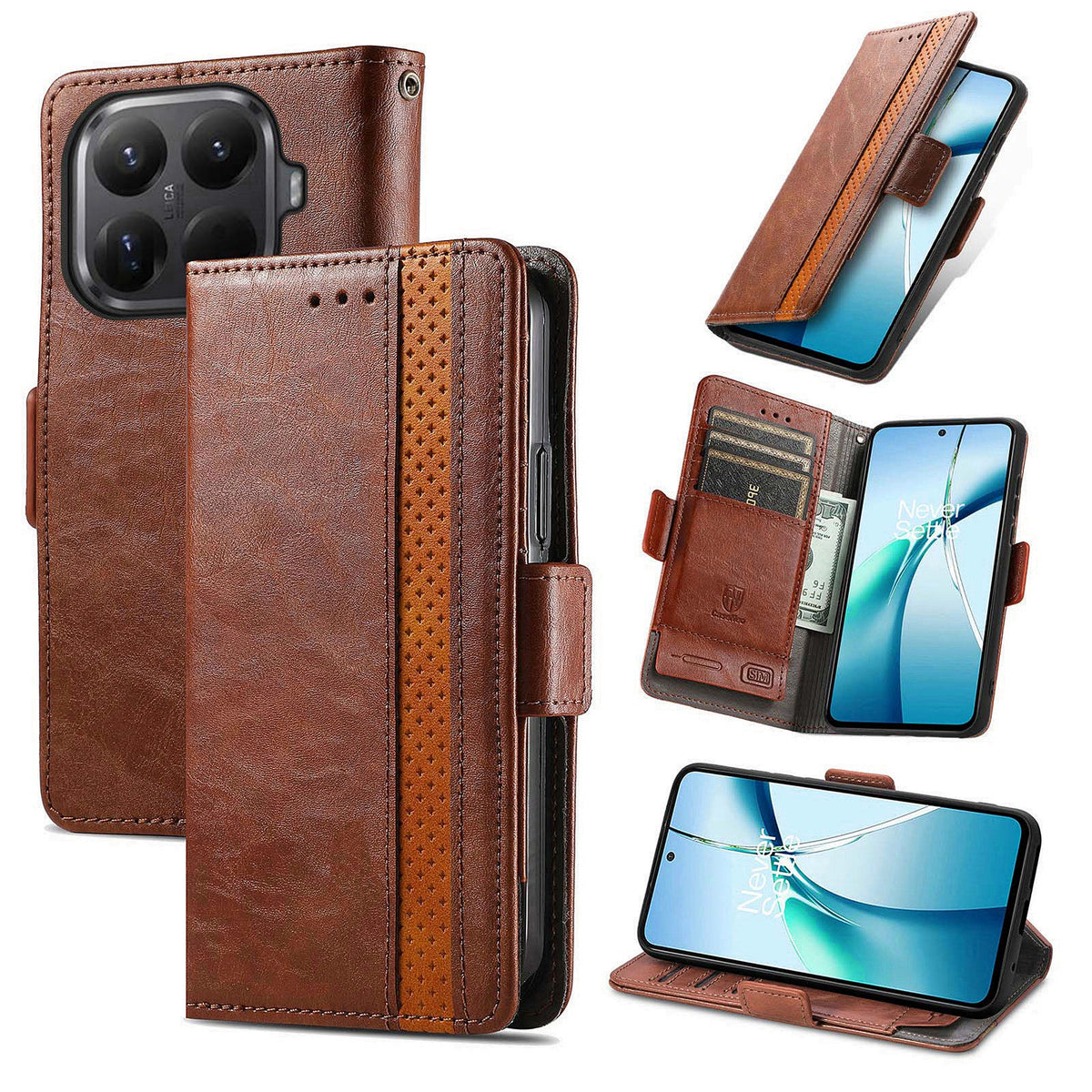 CASENEO for Xiaomi 17T Pro Phone Cases  PU Leather Cover Stand with RFID Blocking Wallet