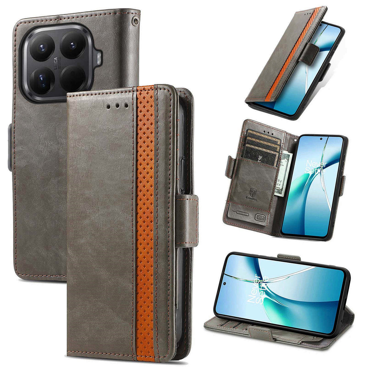 CASENEO for Xiaomi 17T Pro Phone Cases  PU Leather Cover Stand with RFID Blocking Wallet