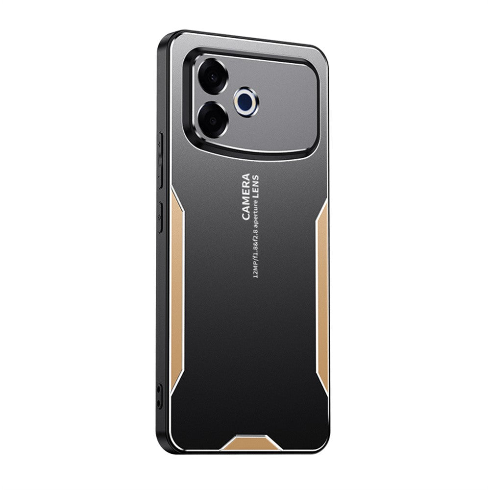 Til Oppo A6s Pro 4G telefoncover i aluminiumslegering TPU PC bagcover