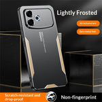 Til Oppo A6s Pro 4G telefoncover i aluminiumslegering TPU PC bagcover