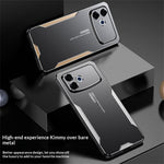 Til Oppo A6s Pro 4G telefoncover i aluminiumslegering TPU PC bagcover