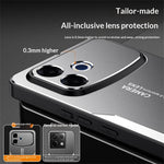 Til Oppo A6s Pro 4G telefoncover i aluminiumslegering TPU PC bagcover