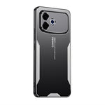 Til Oppo A6s Pro 4G telefoncover i aluminiumslegering TPU PC bagcover