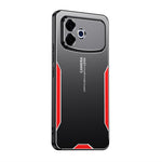 Til Oppo A6s Pro 4G telefoncover i aluminiumslegering TPU PC bagcover