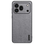 For Honor 600 Pro 5G cover med trætekstur, PU-læderbelagt PC TPU telefoncover