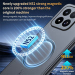 For Xiaomi 17 Max Magnetic Case Leather Coated TPU + PC Phone Cover