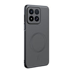 For Xiaomi 17 Max Magnetic Case Leather Coated TPU + PC Phone Cover