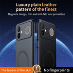For Xiaomi Redmi K90 Max 5G Magnetic Case Leather Coated TPU + PC Phone Cover