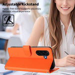 For Samsung Galaxy A36 5G / Galaxy A56 5G / Galaxy A37 5G Case PU Leather Heart Pattern Wallet Flip Phone Cover with Hand Strap