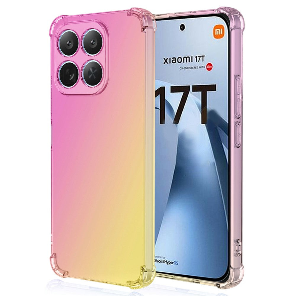 For Xiaomi 17T Case Gradient Color TPU Anti-Drop Phone Cover