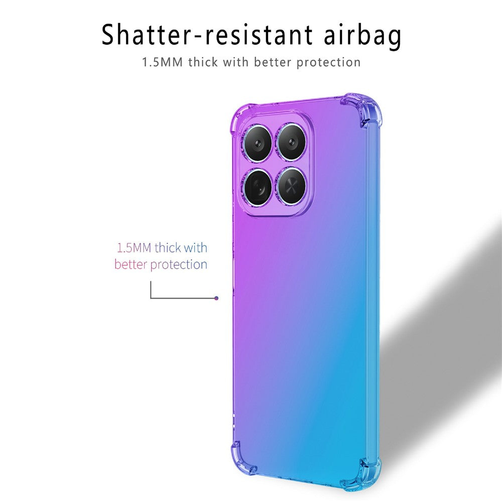 For Xiaomi 17T Case Gradient Color TPU Anti-Drop Phone Cover
