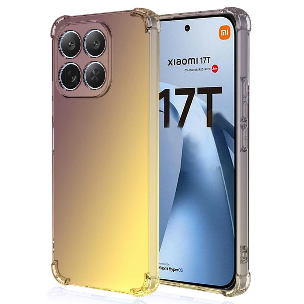 For Xiaomi 17T Case Gradient Color TPU Anti-Drop Phone Cover