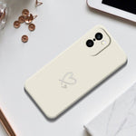 OnePlus 15R 5G / Ace 6T 5G etui med hvidt kærlighedsmønster, tryk, lige kant og TPU-bagside