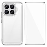 WANLONFENG för Xiaomi 17T mobilskal XC-serien TPU akrylskydd med härdat glas (stort linshål)