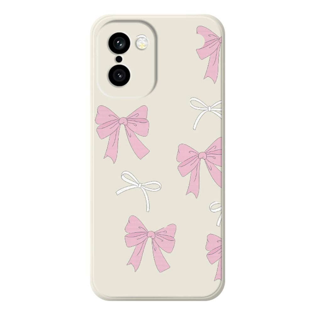 OnePlus 15R 5G / Ace 6T 5G Skal Rosa Rosett Mönster Tryck Rak Kant TPU mobil Baksida