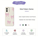 OnePlus 15R 5G / Ace 6T 5G Skal Rosa Rosett Mönster Tryck Rak Kant TPU mobil Baksida