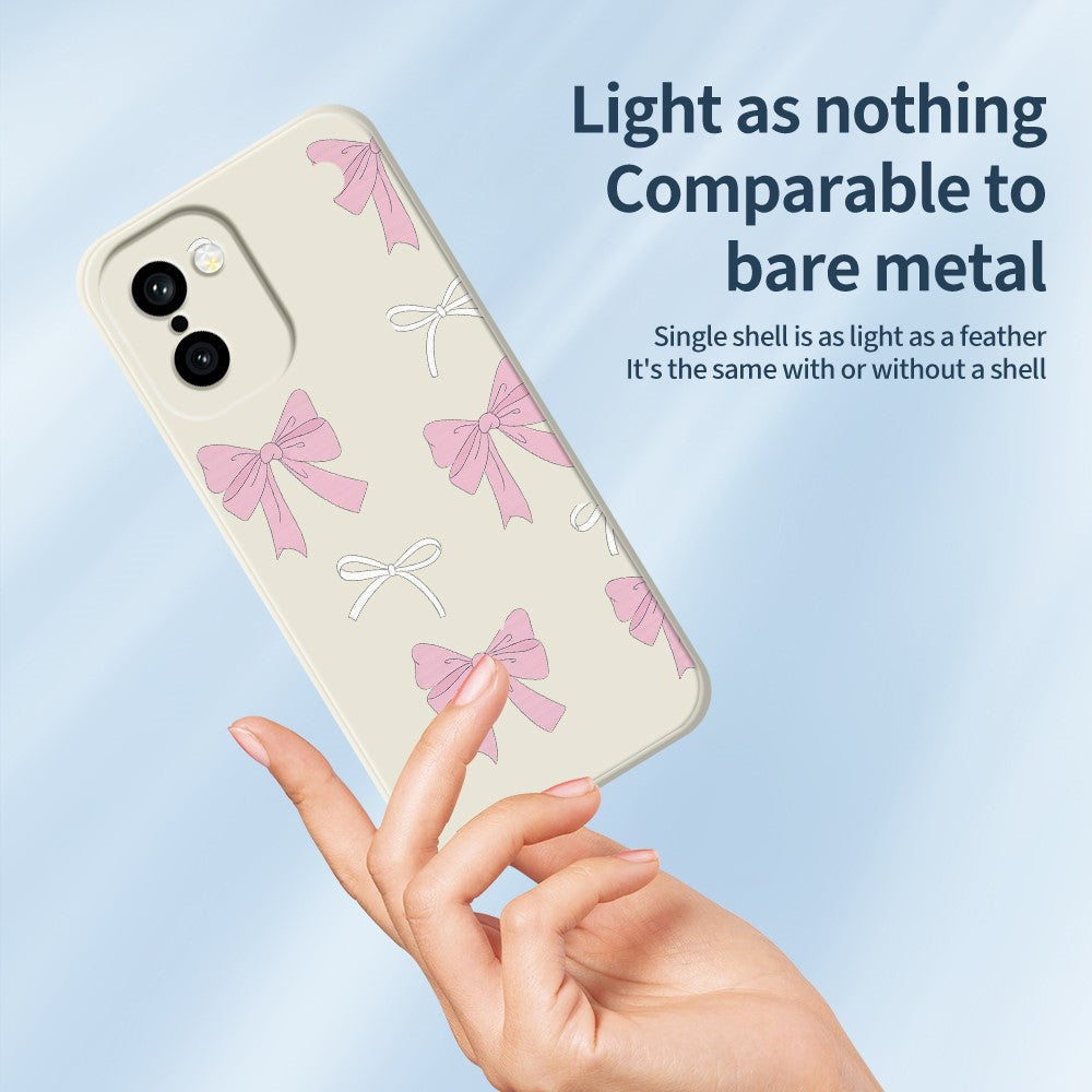 OnePlus 15R 5G / Ace 6T 5G Skal Rosa Rosett Mönster Tryck Rak Kant TPU mobil Baksida