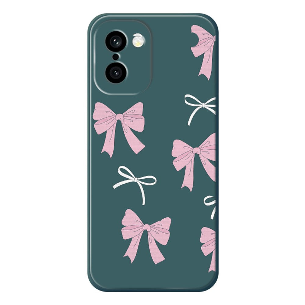 OnePlus 15R 5G / Ace 6T 5G Skal Rosa Rosett Mönster Tryck Rak Kant TPU mobil Baksida