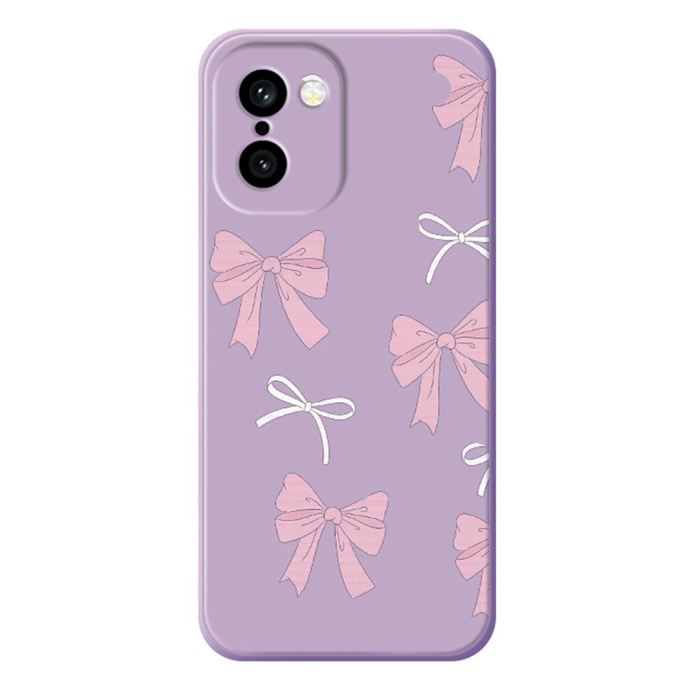 OnePlus 15R 5G / Ace 6T 5G Skal Rosa Rosett Mönster Tryck Rak Kant TPU mobil Baksida