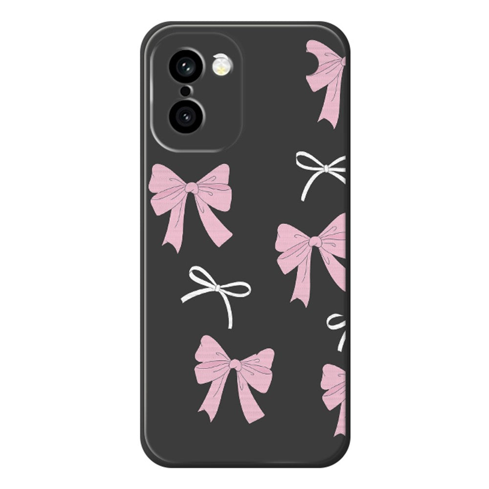 OnePlus 15R 5G / Ace 6T 5G Skal Rosa Rosett Mönster Tryck Rak Kant TPU mobil Baksida