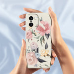 OnePlus 15R 5G / Ace 6T 5G-skal med stora blommor och mönster, rak kant i TPU-fodral