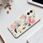 OnePlus 15R 5G / Ace 6T 5G-skal med stora blommor och mönster, rak kant i TPU-fodral