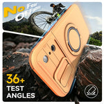 For iPhone 18 Pro / 17 Pro Case Slide Camera Cover Kickstand TPU + PC Phone Protective Shell with Card Holder