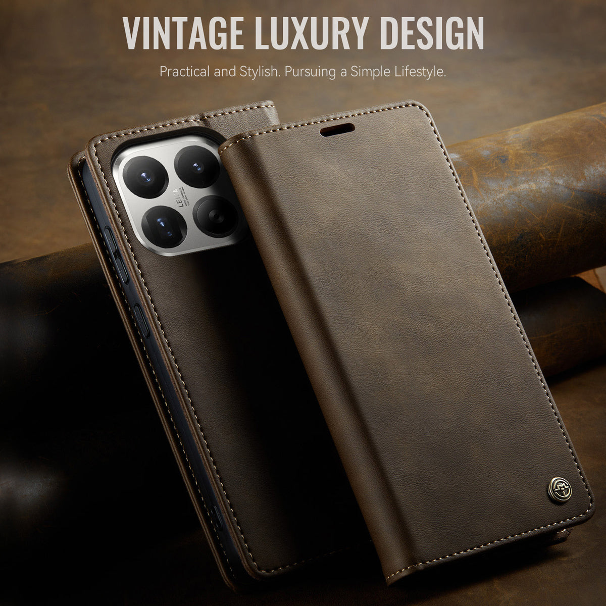CASEME for Xiaomi 17T Case  033 Series RFID Blocking Wallet Stand Calf Texture Leather Phone Cover