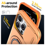 For iPhone 14 Pro Max Case Slide Camera Cover Kickstand TPU + PC Phone Protective Shell with Card Holder